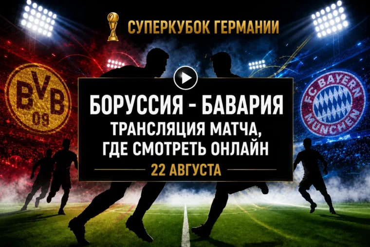 Где смотреть матч Боруссия Дортмунд — Бавария и во сколько он начнется