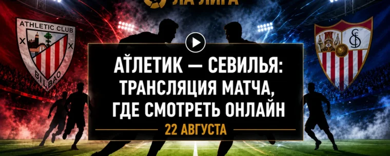 Во сколько матч Атлетик — Севилья и где его посмотреть