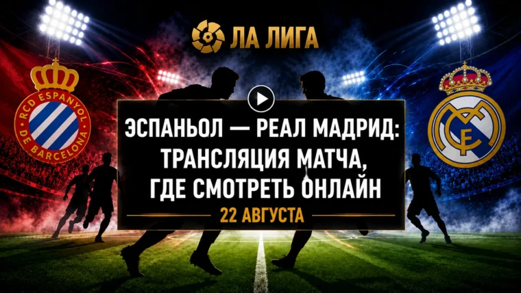 Эспаньол — Реал Мадрид: во сколько матч и где смотреть трансляцию