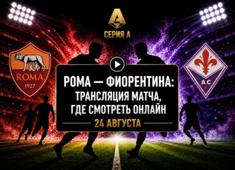 Во сколько матч Рома — Фиорентина и где смотреть...