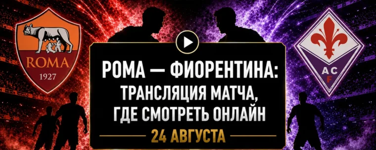 Во сколько матч Рома — Фиорентина и где смотреть трансляцию
