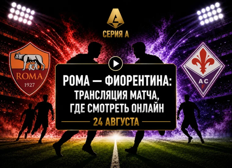 Во сколько матч Рома — Фиорентина и где смотреть трансляцию