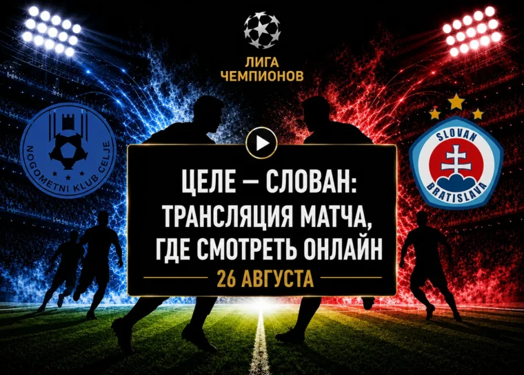 Во сколько матч Целе — Слован и где смотреть трансляцию