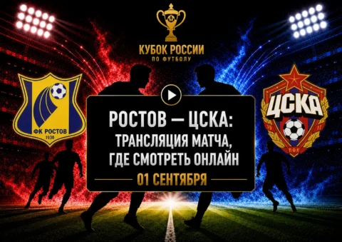 Во сколько матч Ростов — ЦСКА и где смотреть трансляцию