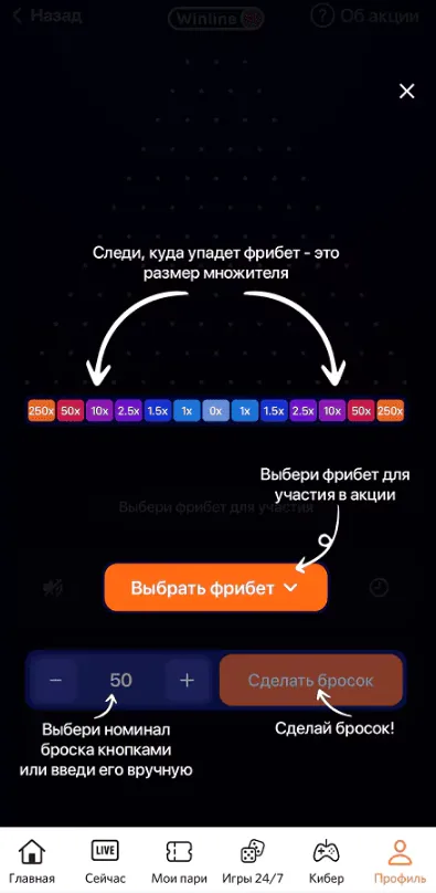 Как играть в WinBall Винлайн