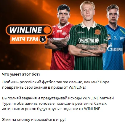 Как участвовать в акции «WINLINE Матч Тура»