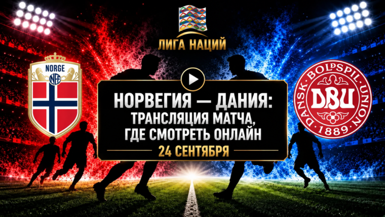Норвегия — Дания: где смотреть матч и во сколько начало