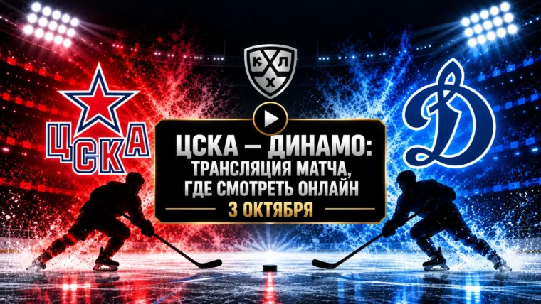 ЦСКА — Динамо: где смотреть матч и во сколько начало