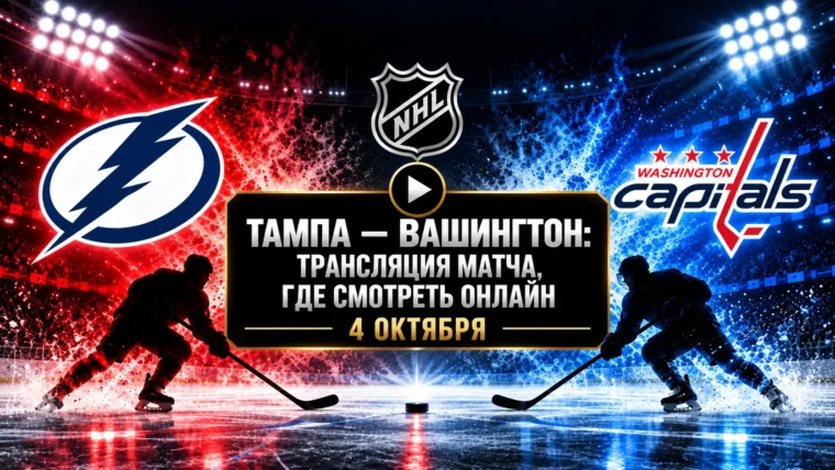 Тампа-Бэй — Вашингтон: где смотреть матч и во сколько начало