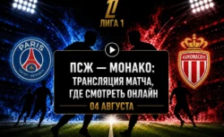 ПСЖ — Монако: где смотреть матч и во сколько начало