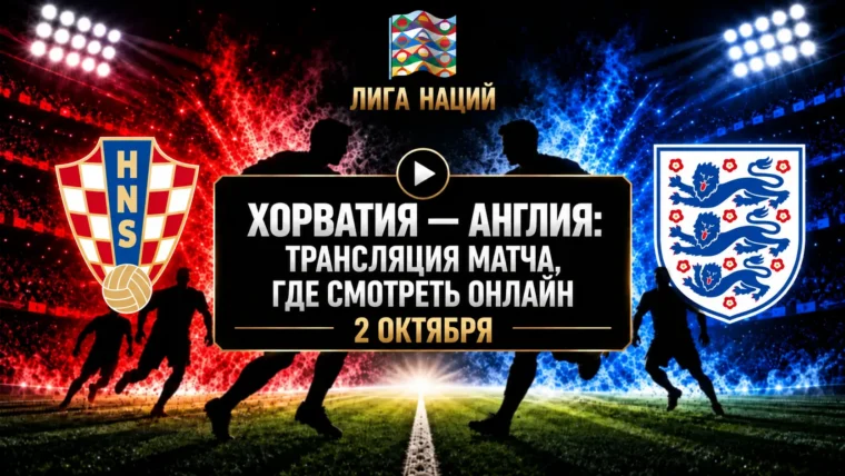 Хорватия — Англия: где смотреть матч и во сколько начало