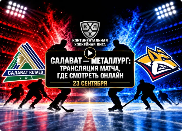 Салават Юлаев — Металлург: где смотреть матч и во сколько начало
