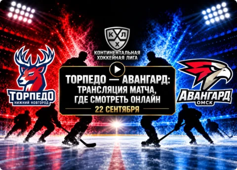 Торпедо — Авангард: где смотреть матч и во сколько...