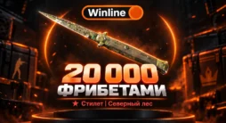 Розыгрыш ножа и 20 000 ₽ фрибетами среди игроков Винлайн