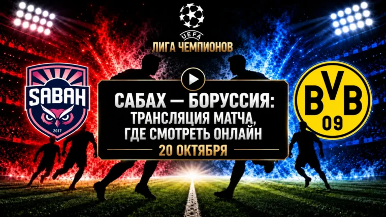 Сабах — Боруссия: где смотреть матч и во сколько начало
