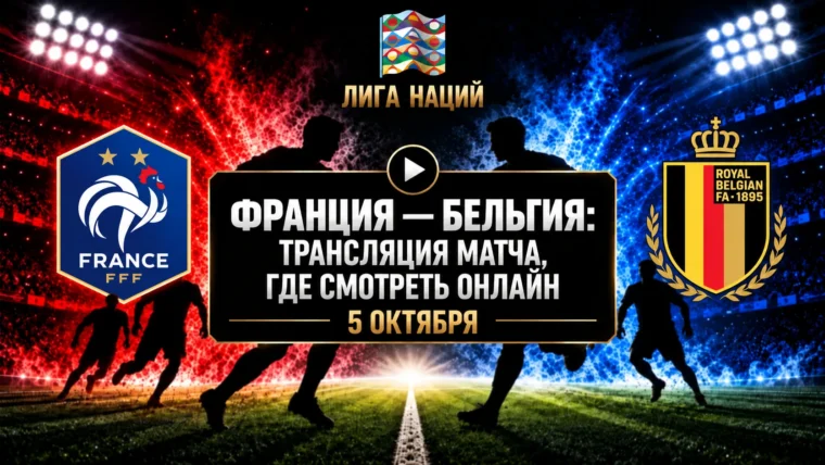 Франция — Бельгия: где смотреть матч и во сколько начало