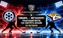 Сибирь — Металлург Мг: где смотреть матч 29 октября...