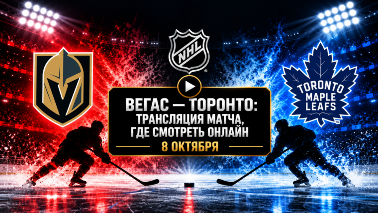 Вегас — Торонто: где смотреть матч и во сколько начало