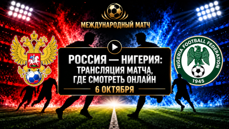 Россия — Нигерия: где смотреть матч и во сколько начало