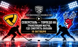 Северсталь — Торпедо НН: где смотреть матч и во...