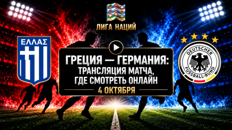 Греция — Германия: где смотреть матч и во сколько начало