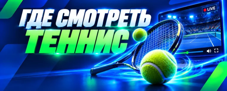 Теннис онлайн: где смотреть трансляции матчей в прямом эфире сегодня
